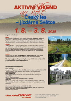 Český les – jízdárna Světce 1. 8. – 3. 8. 2025