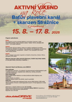 Baťův plavební kanál + skanzen Strážnice 15. 8. – 17. 8. 2025