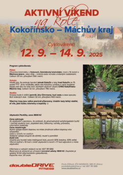 Kokořínsko – Máchův kraj 12. 9. – 14. 9. 2025